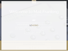 Tablet Screenshot of mail-franking.co.uk